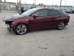 Salvage cars for sale from Copart Los Angeles, CA: 2018 Honda Clarity Touring