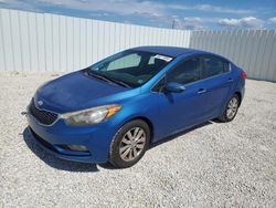 Salvage cars for sale from Copart Arcadia, FL: 2014 KIA Forte EX