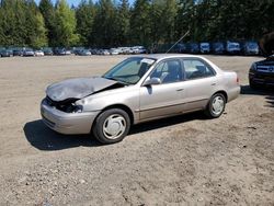 Salvage cars for sale from Copart Graham, WA: 1998 Toyota Corolla VE