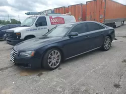 Salvage cars for sale at Cahokia Heights, IL auction: 2014 Audi A8 Quattro