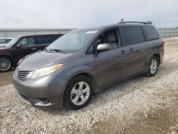 Salvage cars for sale from Copart Kansas City, KS: 2017 Toyota Sienna LE