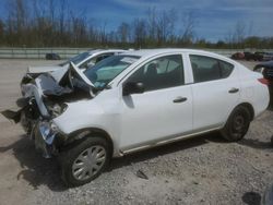 Salvage cars for sale at Leroy, NY auction: 2014 Nissan Versa S