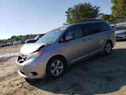 Salvage cars for sale at Seaford, DE auction: 2015 Toyota Sienna LE