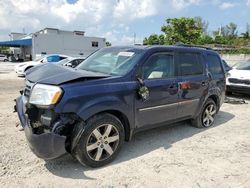 Salvage cars for sale at Opa Locka, FL auction: 2015 Honda Pilot Touring