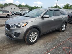 Salvage cars for sale from Copart York Haven, PA: 2017 KIA Sorento LX