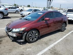 Honda Civic ex salvage cars for sale: 2015 Honda Civic EX