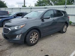 Salvage cars for sale at Moraine, OH auction: 2018 Chevrolet Equinox LT