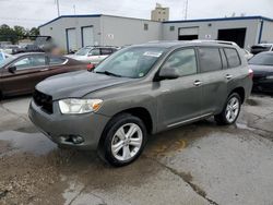 Salvage cars for sale at New Orleans, LA auction: 2010 Toyota Highlander Limited