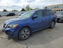 Salvage cars for sale from Copart Littleton, CO: 2017 Nissan Pathfinder S