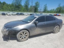 Salvage cars for sale from Copart Leroy, NY: 2011 Ford Fusion Hybrid