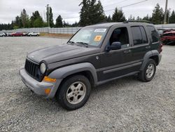 Salvage cars for sale from Copart Graham, WA: 2005 Jeep Liberty Sport