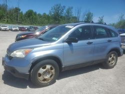 Salvage cars for sale at Leroy, NY auction: 2007 Honda CR-V LX