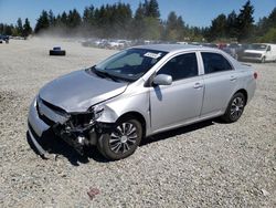 Salvage cars for sale from Copart Graham, WA: 2009 Toyota Corolla Base