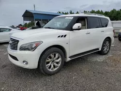 Salvage cars for sale at Memphis, TN auction: 2014 Infiniti QX80