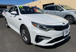 Salvage cars for sale at Sacramento, CA auction: 2019 KIA Optima LX