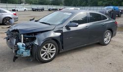 Chevrolet Malibu lt salvage cars for sale: 2016 Chevrolet Malibu LT