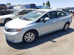 Salvage cars for sale from Copart Hayward, CA: 2012 Honda Civic LX