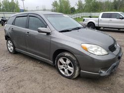 Salvage cars for sale from Copart Leroy, NY: 2005 Toyota Corolla Matrix Base