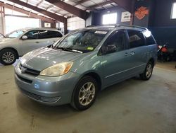 Salvage cars for sale at East Granby, CT auction: 2005 Toyota Sienna LE