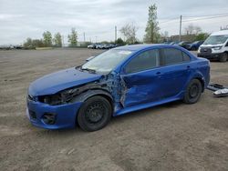 Salvage cars for sale at Montreal Est, QC auction: 2017 Mitsubishi Lancer ES