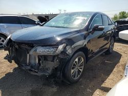 Salvage cars for sale at Elgin, IL auction: 2017 Acura RDX Advance