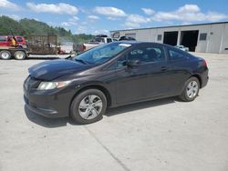 Salvage cars for sale at Gaston, SC auction: 2013 Honda Civic LX