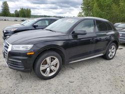 Salvage cars for sale from Copart Arlington, WA: 2018 Audi Q5 Premium