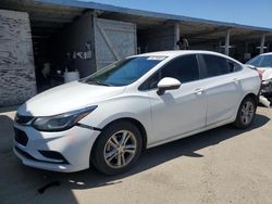 Chevrolet salvage cars for sale: 2017 Chevrolet Cruze LT