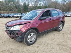 Salvage cars for sale at North Billerica, MA auction: 2010 Honda CR-V LX