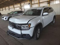 Volkswagen Atlas salvage cars for sale: 2019 Volkswagen Atlas SE