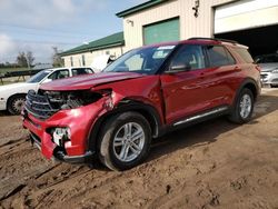 Salvage cars for sale from Copart Kincheloe, MI: 2021 Ford Explorer XLT