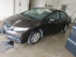 Honda salvage cars for sale: 2014 Honda Civic LX