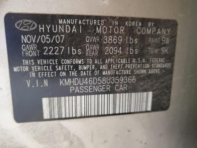 2008 Hyundai Elantra GLS