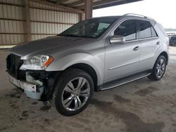 Salvage cars for sale at Houston, TX auction: 2010 Mercedes-Benz ML 350