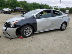 Salvage cars for sale at Waldorf, MD auction: 2016 Toyota Prius