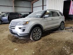 Ford Explorer Platinum salvage cars for sale: 2018 Ford Explorer Platinum