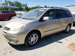 Salvage cars for sale from Copart Spartanburg, SC: 2004 Toyota Sienna XLE