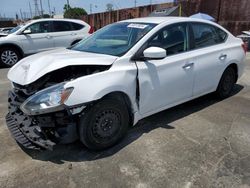 Nissan Sentra S Vehiculos salvage en venta: 2016 Nissan Sentra S