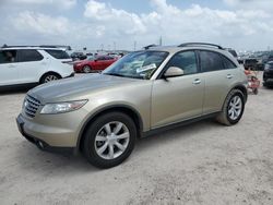 Salvage cars for sale at Houston, TX auction: 2005 Infiniti FX35