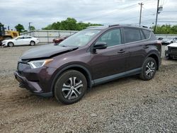 Salvage cars for sale from Copart Hillsborough, NJ: 2018 Toyota Rav4 LE