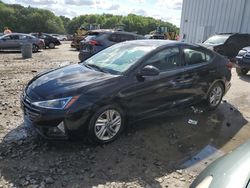 Salvage cars for sale from Copart Windsor, NJ: 2019 Hyundai Elantra SEL