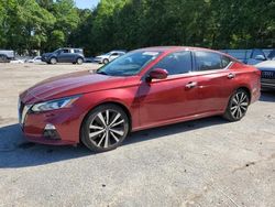 Salvage cars for sale at Austell, GA auction: 2019 Nissan Altima Platinum