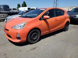 Salvage cars for sale at Hayward, CA auction: 2013 Toyota Prius C