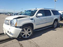 Salvage cars for sale from Copart Moraine, OH: 2014 Cadillac Escalade ESV Luxury