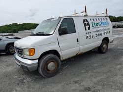 Salvage cars for sale from Copart Gastonia, NC: 2004 Ford Econoline E250 Van