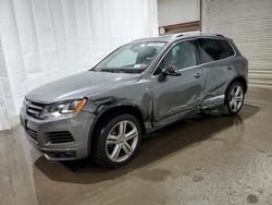 Salvage cars for sale at Leroy, NY auction: 2014 Volkswagen Touareg V6