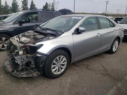 Salvage cars for sale from Copart Rancho Cucamonga, CA: 2015 Toyota Camry LE