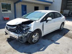 Salvage cars for sale from Copart Fort Pierce, FL: 2012 Honda Civic LX