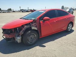 Salvage cars for sale at Fresno, CA auction: 2016 Chevrolet Cruze LS