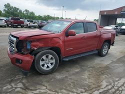 Salvage cars for sale from Copart Fort Wayne, IN: 2016 GMC Canyon SLE